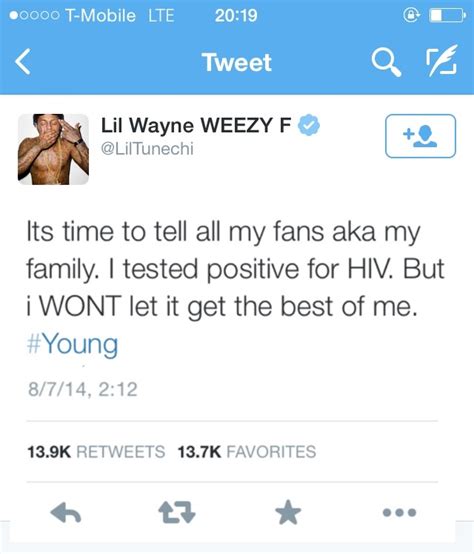 Lil Wayne Publicly Admits To Having Tested Positive For Hiv Howwe Ug