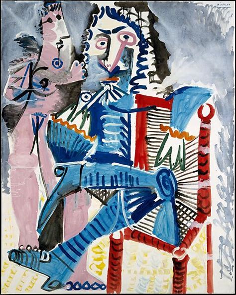Pablo Picasso Standing Nude And Seated Musketeer The Metropolitan