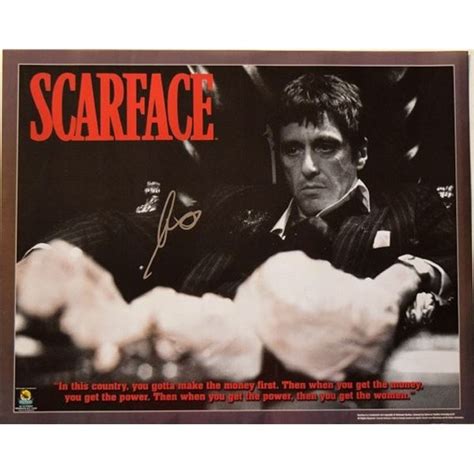 Al Pacino Signed Scarface Movie Poster