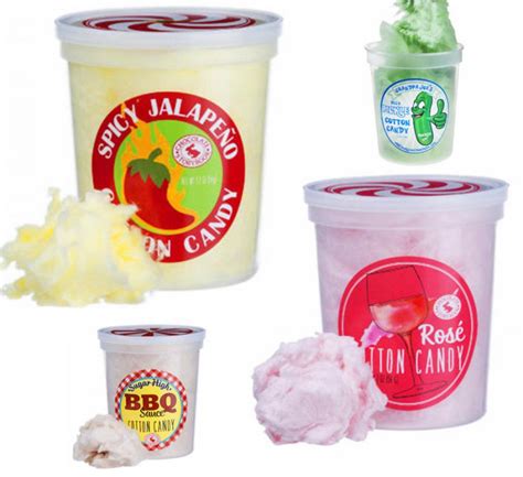 Unique Cotton Candy Flavors Including Jalapeño Pickle Rosé And More