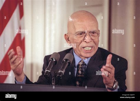 King Hussein Of Jordan Makes A Statement During A Signing Ceremony For