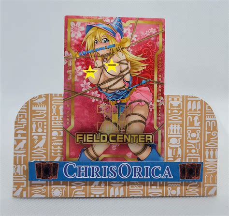 Dark Magician Girl Field Center Card Yu Gi Oh Sexy Orica Etsy Hot Sex Picture