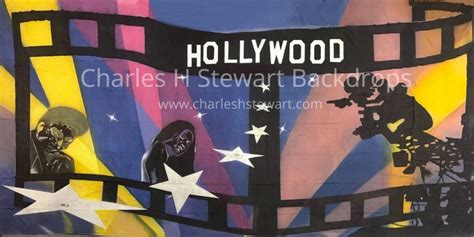 Hollywood Stars Backdrop For Rent By Charles H Stewart