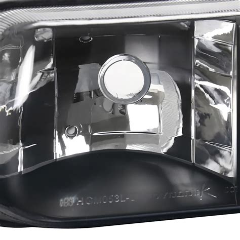 Spec D® 2lblh Siv99jmled Rs Matte Black Euro Headlights With Led