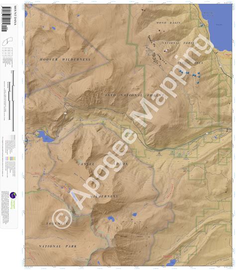 Mount Dana Ca Amtopo By Apogee Mapping Inc