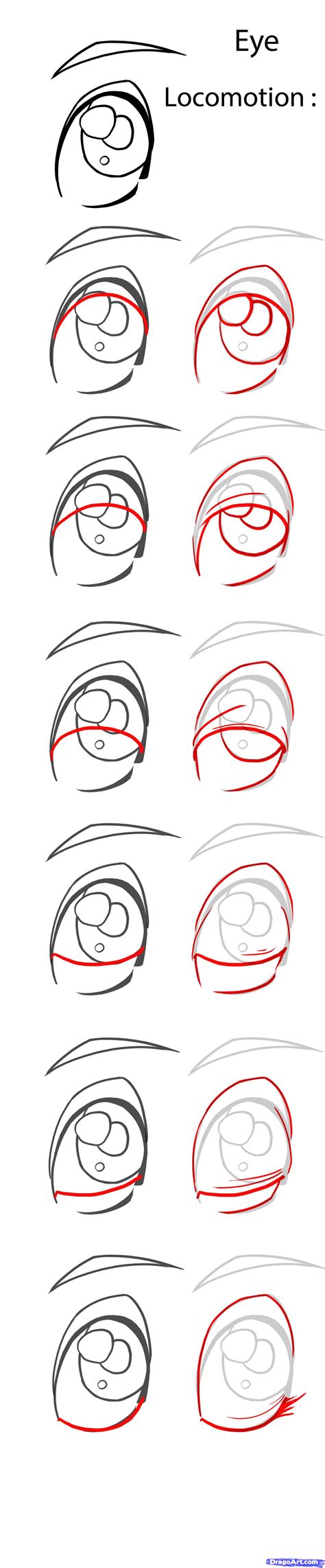 How To Draw Anime Eyes Step By Step Anime Eyes Anime