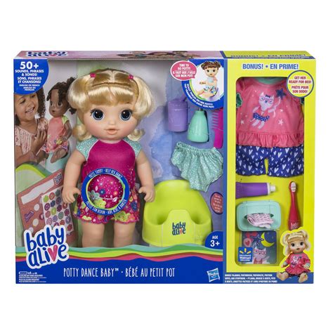 Baby Alive Potty Dance Blonde Straight Hair Top 25 Toy Walmart Canada