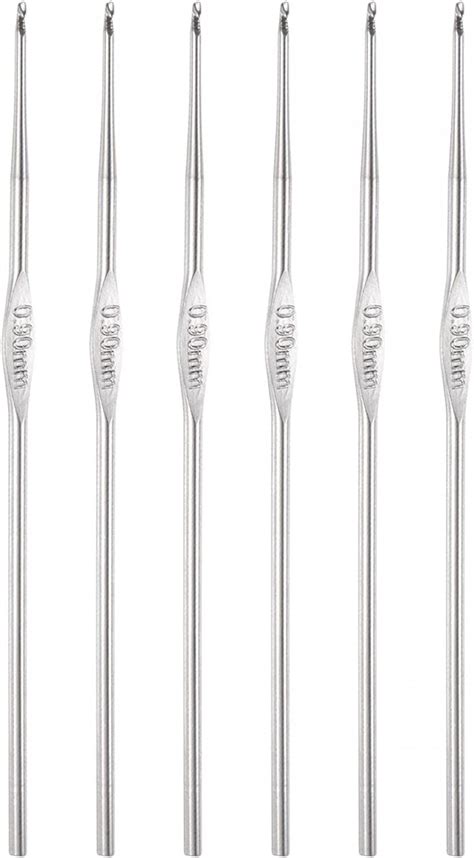 Uxcell Stainless Steel Crochet Hook 09mm Knitting Needles