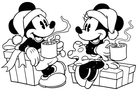 Mickey Mouse Christmas Coloring Sheets 6 Free Pdf Printables Printablee