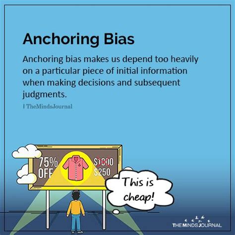 Anchoring Bias Interesting Facts About The Brain Decision Making