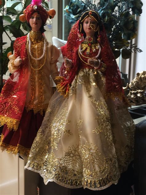 Bride And Groom Dolls Indian Doll Vgr