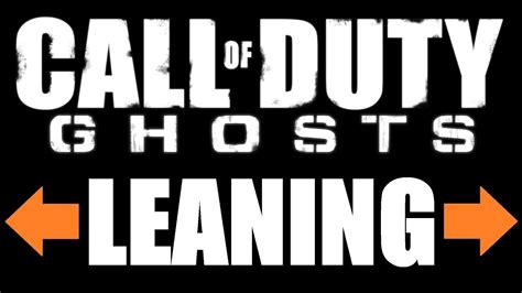 How To Lean In Call Of Duty Ghosts Cod Ghosts Tips And Tricks Youtube