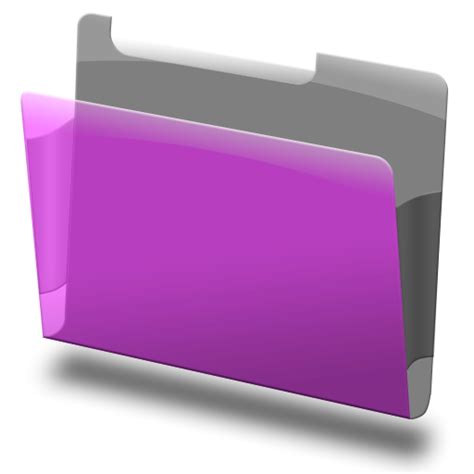 Purple Folder Icon At Vectorified Collection Of Purple Folder