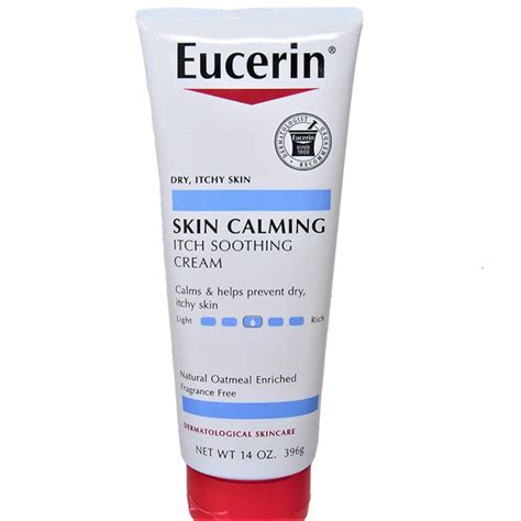Eucerin Skin Calming Itch Soothing Cream For Dry Itchy Skin 396g