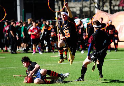 Real Life Quidditch Can A Sport Played With A Broomstick Between
