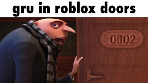 Gru Enters Roblox Doors Realtime Youtube Live View Counter