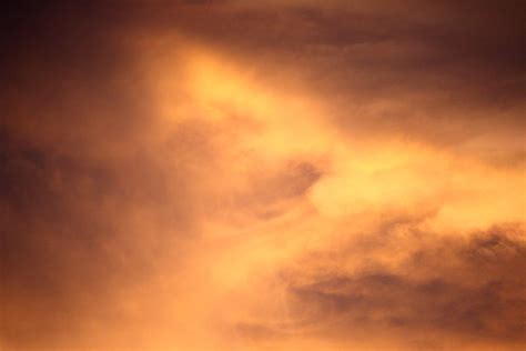 Orange Clouds At Sunset Picture Free Photograph Photos Public Domain