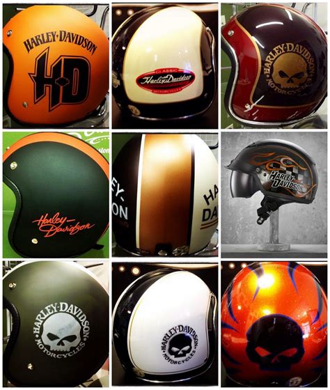 Harley Helmet Collection Harley Helmets Retro Motorcycle Helmets