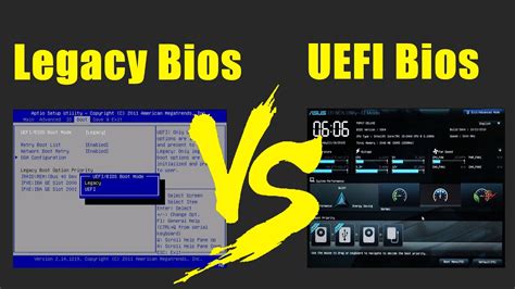 Difference Between Legacy Vs Uefi Bios Which Is Better Youtube