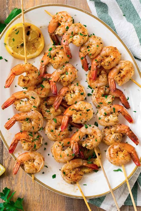 This shrimp marinade packs a huge punch of flavor and is made with ingredients that you can probably already find in your house! Grilled Shrimp Seasoning | BEST Easy Grilled Shrimp Recipe | Grilled shrimp seasoning, Easy ...