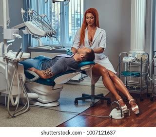 Sexy Hot Redhead Dentist Woman Taking Stock Photo Shutterstock