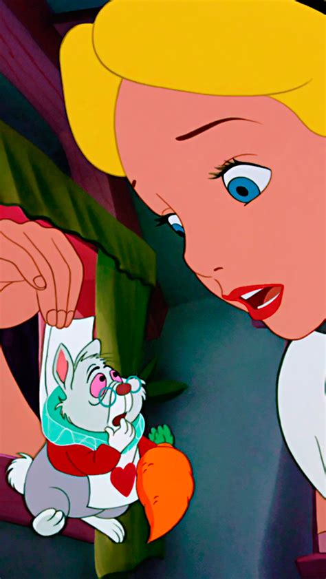 White Rabbit And Alice ~ Alice In Wonderland 1951 Alice In Wonderland Aesthetic Alice In