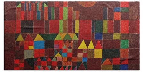 Castle And Sun Beach Sheet For Sale By Paul Klee