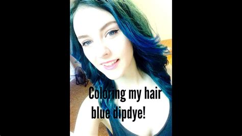 If i … by angforeman. Coloring my hair blue dip dye; No bleaching! - YouTube