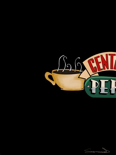 Central Perk Logo Wallpaper
