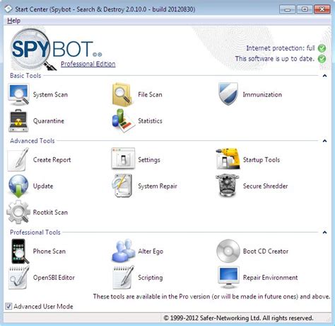 Though spybot search and destroy offers a good set of premium features with its paid packages, the malware protection offered by the software solution is not good. Spybot - Search & Destroy gets a major update on Monday