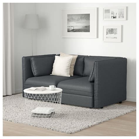 ikea vallentuna modular loveseat hillared dark gray sofa modular sofa ikea