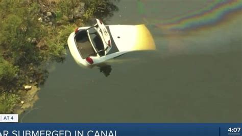 1 Hospitalized After Car Plunges Into Canal In Belle Glade