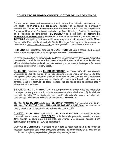 Carta De Trabajo Republica Dominicana