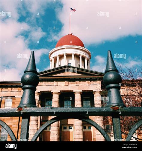 Old State Capitol In Springfield Illinois Stock Photo Alamy