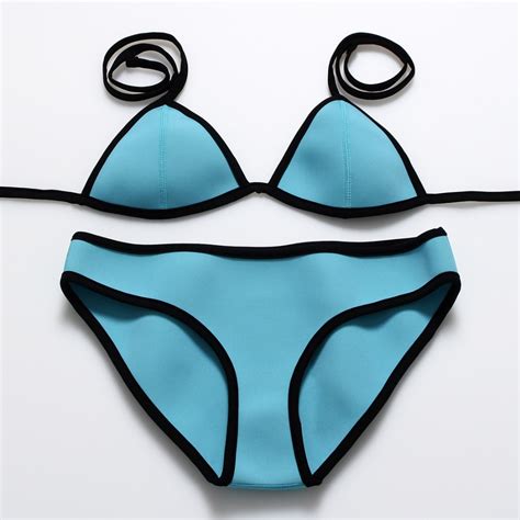 Neoprene Bikini Swimsuit Women Sexy Mature Swimwear Sl1036 Buy Bikini