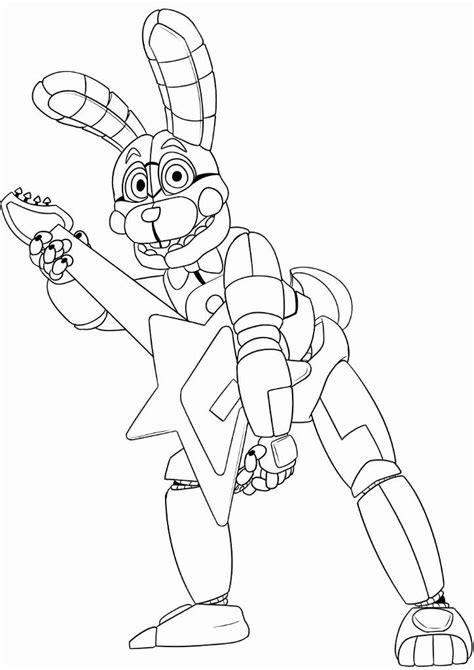 27 Withered Bonnie Coloring Page AnineSarahjane