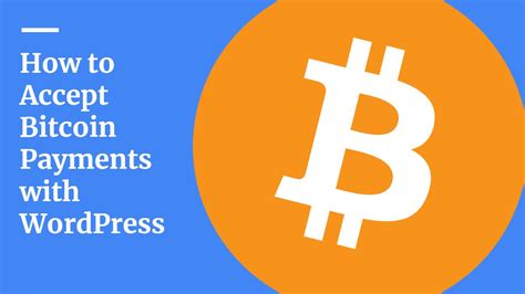 If you're looking for quality shared hosting for your wordpress website, we highly recommend a2 hosting. How to Accept Bitcoin Payments with your WordPress website - WP Knol