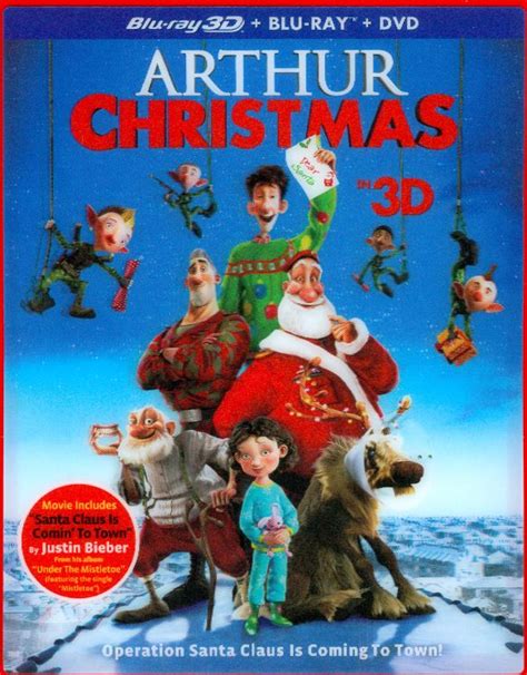 Best Buy Arthur Christmas 3 Discs Includes Digital Copy 3d Blu