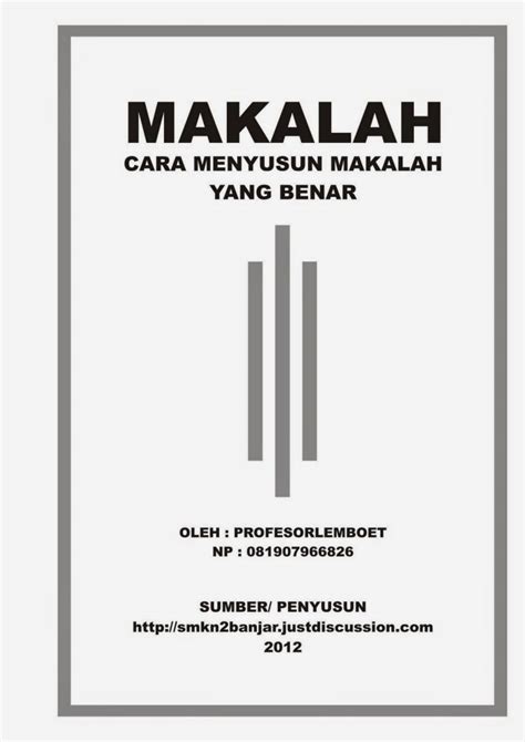 Detail Contoh Sampul Kliping Koleksi Nomer 22