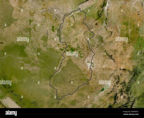 Singida Region Of Tanzania Low Resolution Satellite Map Stock Photo