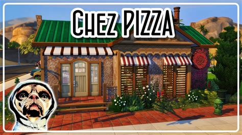 The Sims 4 Pizza Restaurant Chez Pizza The Sims 4 Speed Build
