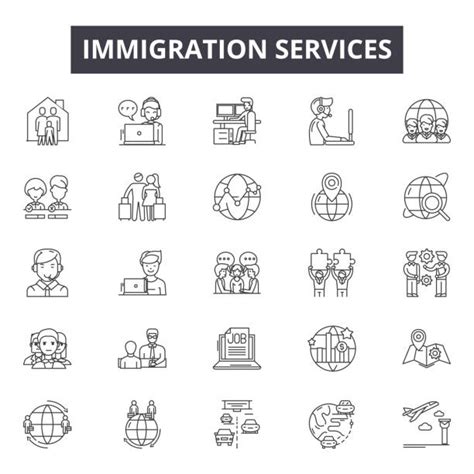 Immigration Customs Enforcement Illustrations Royalty Free Vector
