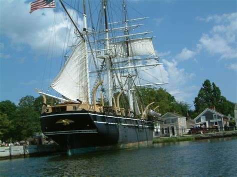 Old Ship At Mystic Seaport Museum