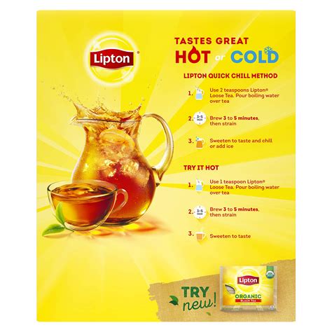 Lipton Loose Tea For An Iced Tea Or Hot Tea Beverage Black Tea Can Help