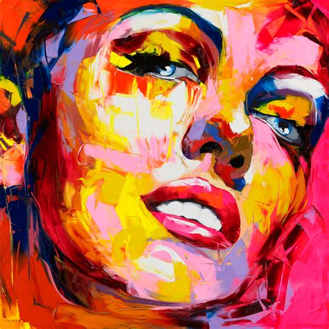 Untitled 679 Françoise Nielly Store Face Oil Painting Portrait