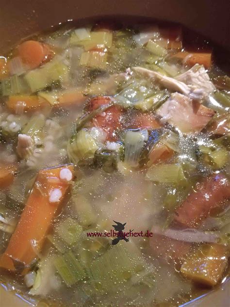 Was koche ich heute Hühnersuppe