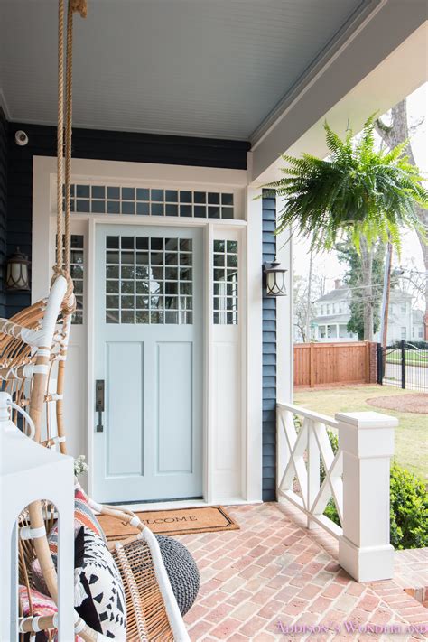 Both natural and serene, our 2021 paint color palette of the year was chosen by our color and design experts to bring warm lightness and a sense of calm to a space. Our Beautiful New Light Blue Front Door Paint Color w/ Ace ...