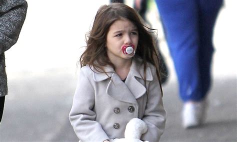Suri Cruise 4 Is Grown Up Enough To Wear Heels But Still Loves Her Dummy And Teddy Daily