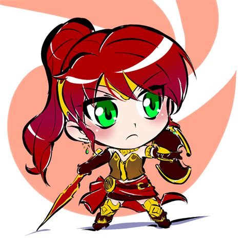 Pyrrha Nikos Rwby Drawn By Iesupa Danbooru