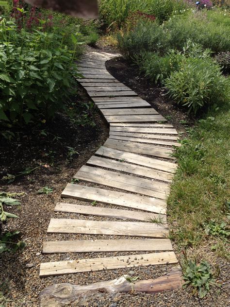 Wooden Walkway At New Brunswick Botanical Garden Canada Backyard